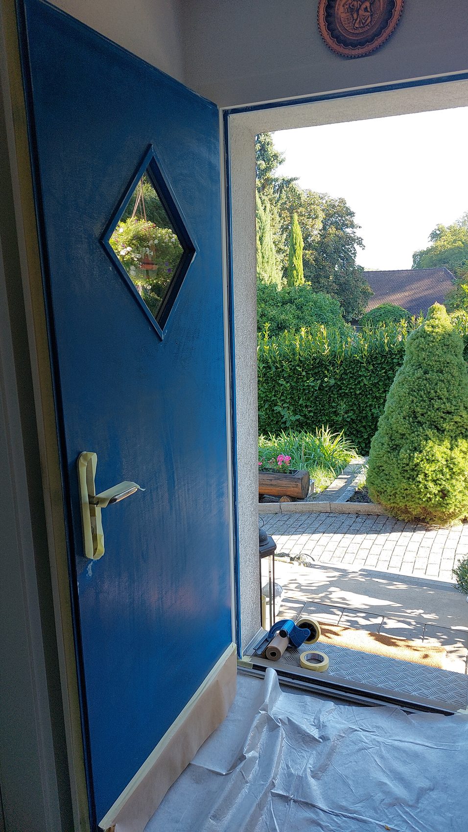 Auffrischung in Blau