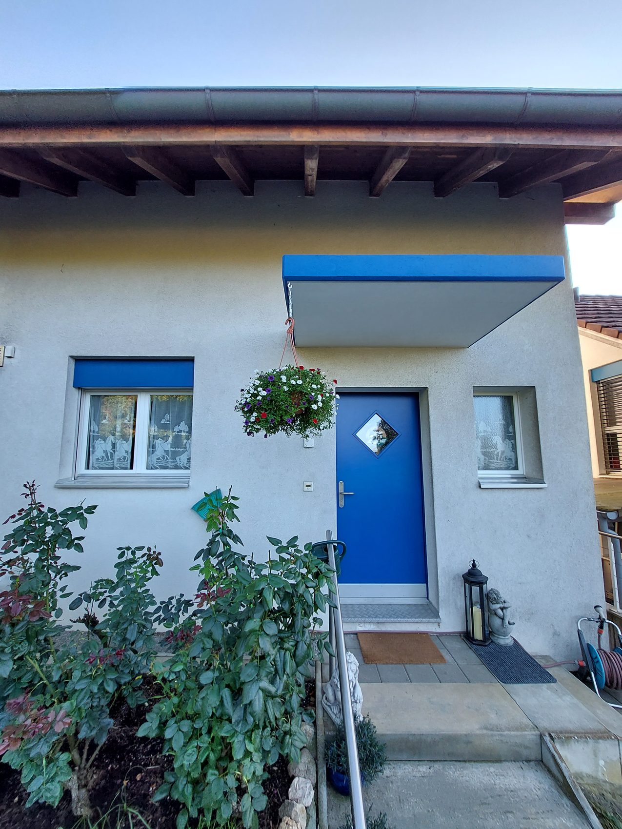 Auffrischung in Blau