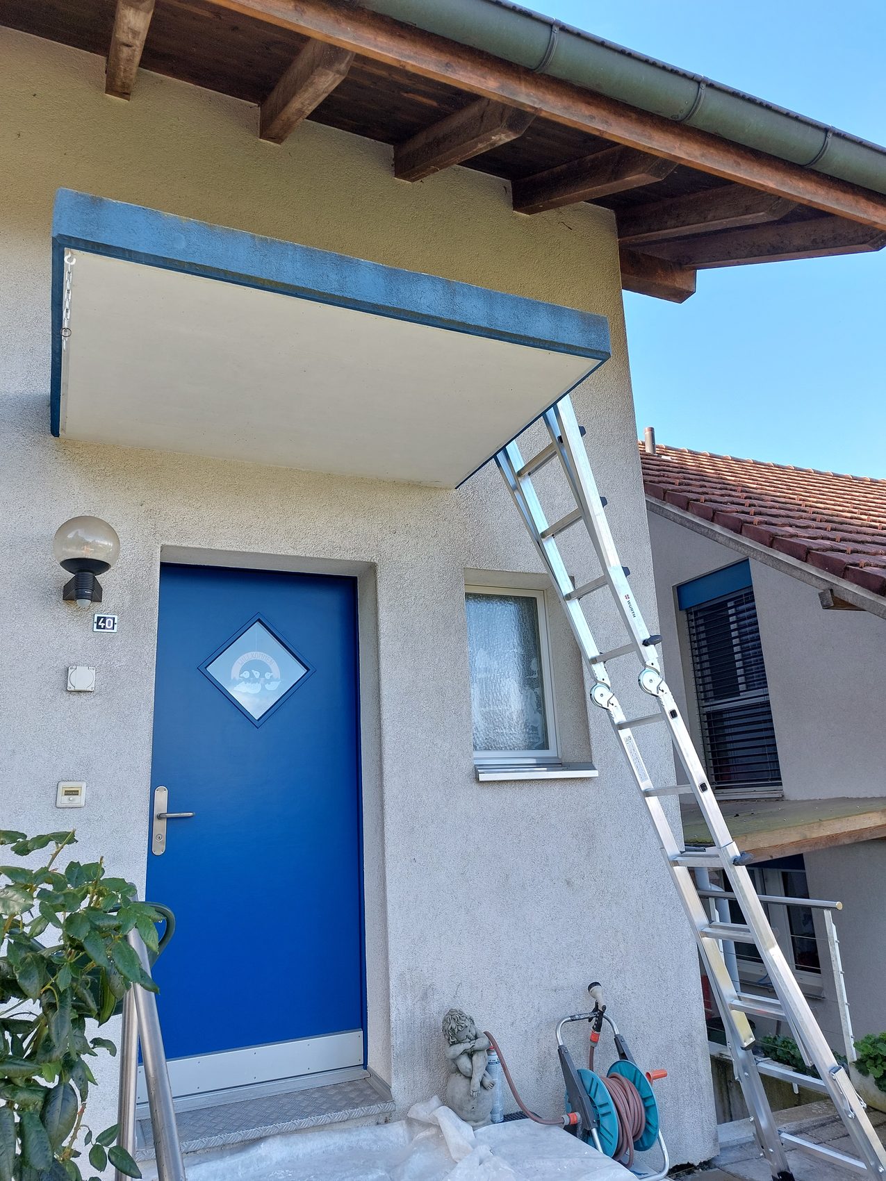 Auffrischung in Blau