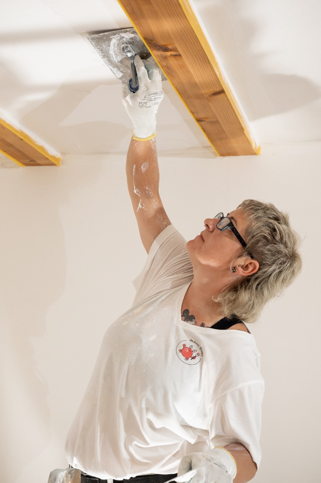 Brigitte Ruch bei der Arbeit